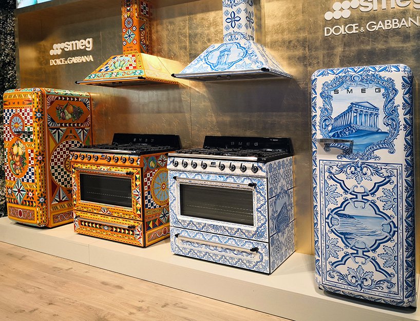 There's a blue and orange range inspired by traditional ceramics from Sicily.