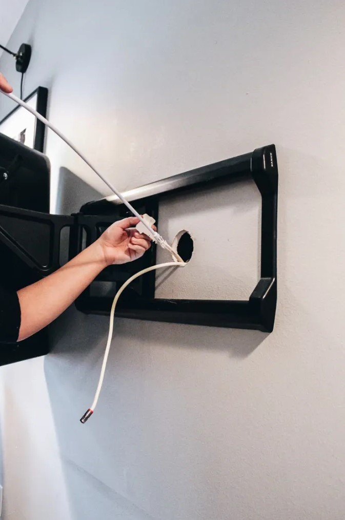 Place all the cords inside the wall and make the TV look sleek and seamless.