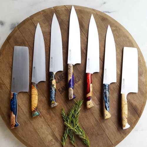 Have proper knives at hand to make chopping and cooking easier and more enjoyable.