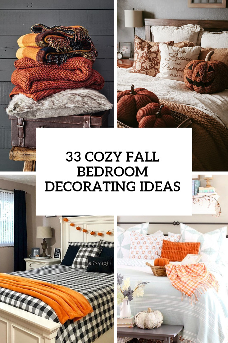 33 Cozy Fall Bedroom Decorating Ideas