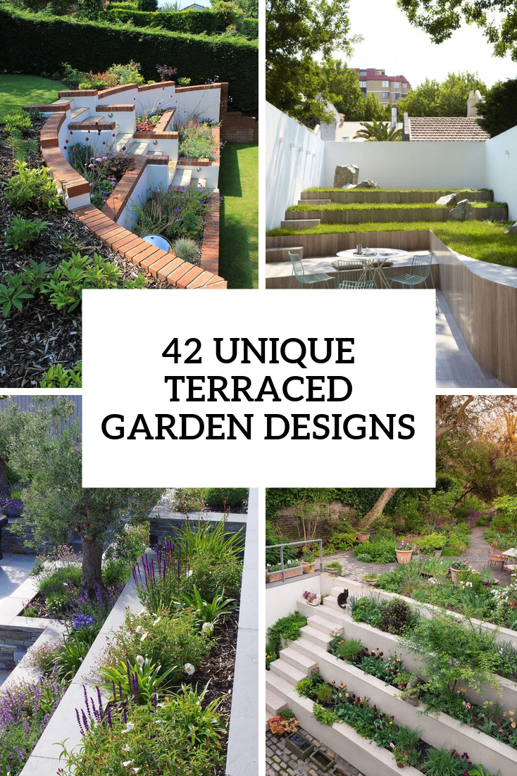 42 Unique Terraced Garden Designs