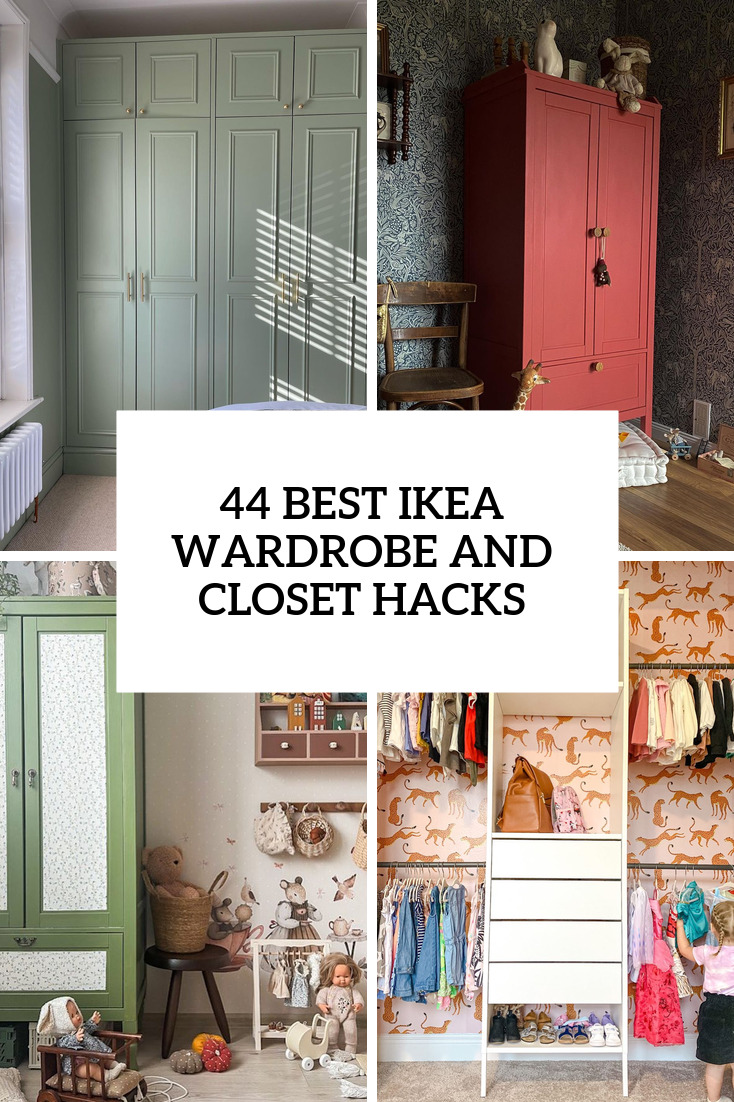 44 Best IKEA Wardrobe And Closet Hacks