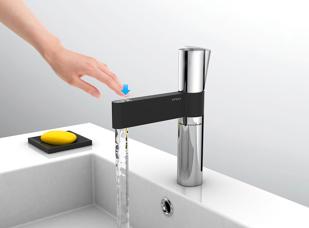 Spray Faucet by Mo Zhong Cai and Su HaiFeng (via www.yankodesign.com).