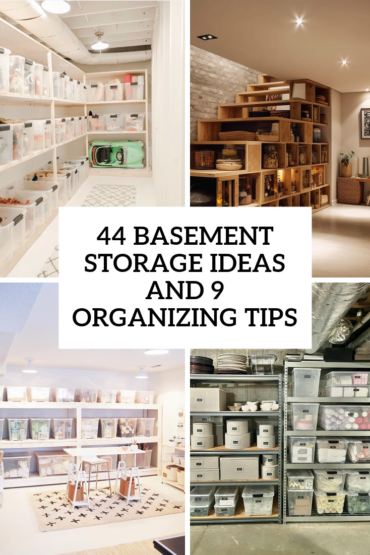44 Basement Storage Ideas And 9 Organizing Tips
