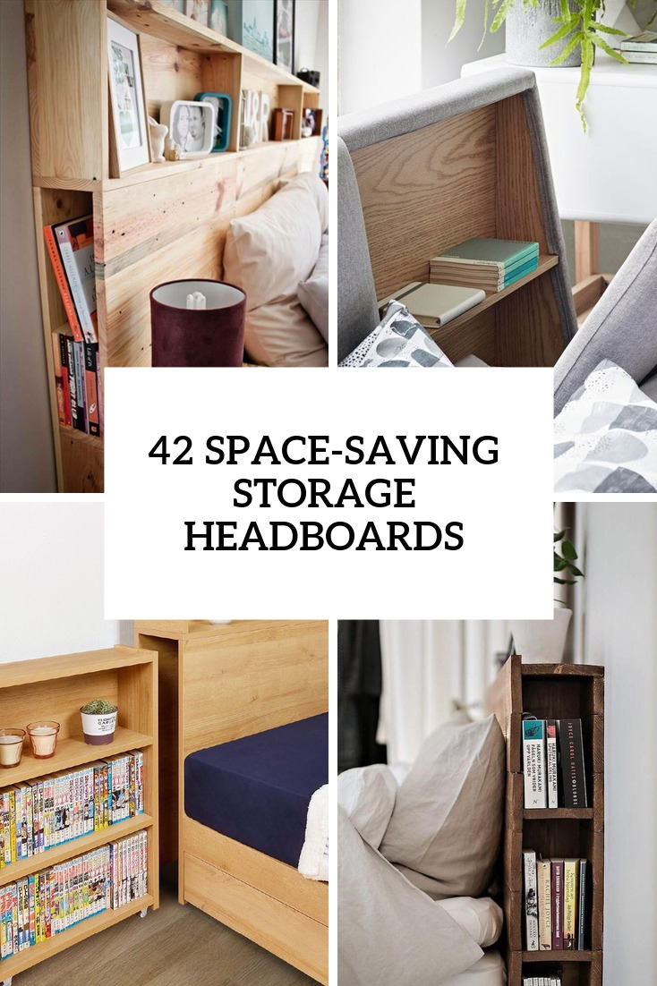 42 Space-Saving Storage Headboards For Small Bedrooms