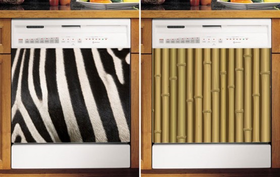 Vinyl and Magnet Dishwasher Cover Panels by Applicianist Art